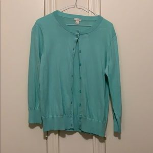 BRAND NEW - J Crew Factory Seafoam Cardigan